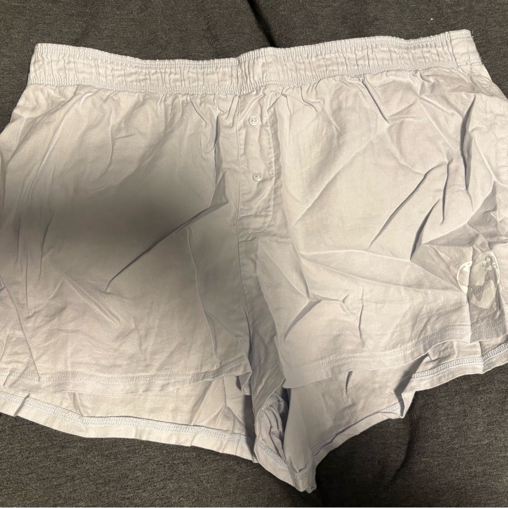 PINK Victoria's Secret Light Gray Cargo Shorts